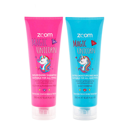 Комплект для домашнего ухода ZOOM Magic Unicorn Shampoo + Mask 250/250 ml